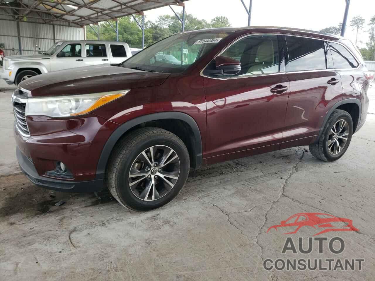 TOYOTA HIGHLANDER 2016 - 5TDKKRFH2GS187124