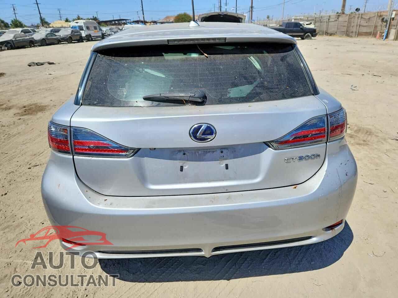 LEXUS CT 200 2012 - JTHKD5BH7C2106322