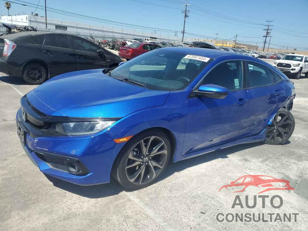 HONDA CIVIC 2020 - 19XFC2F87LE205563
