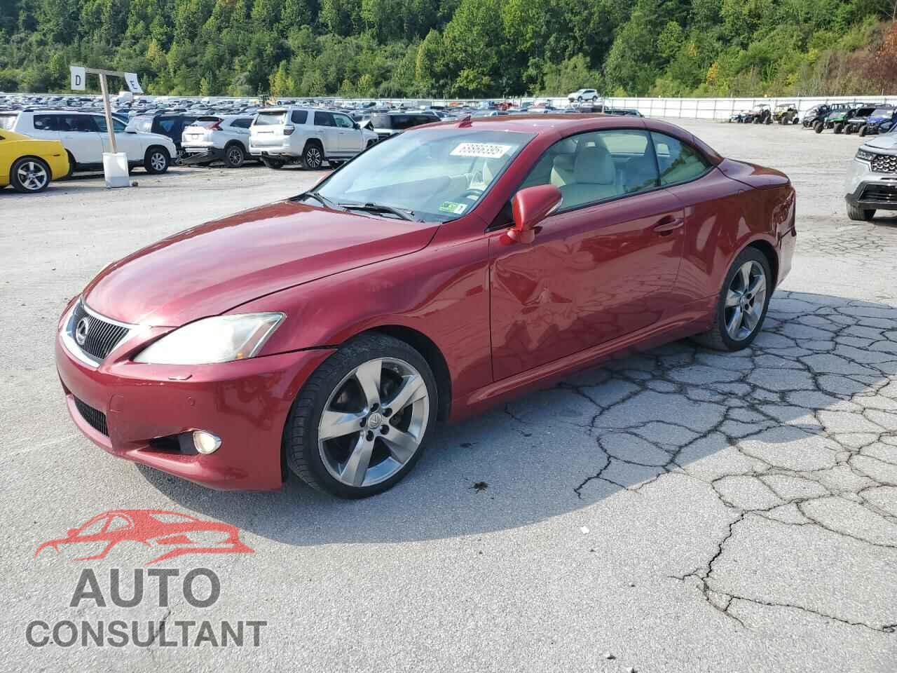 LEXUS IS 2010 - JTHFF2C21A2514445