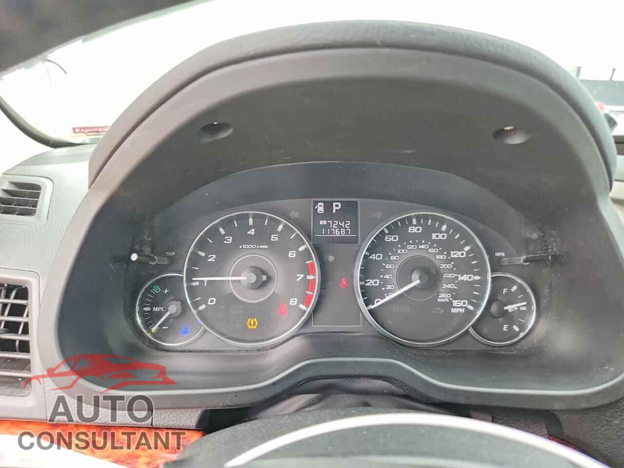 SUBARU OUTBACK 2011 - 4S4BRDKC2B2350374