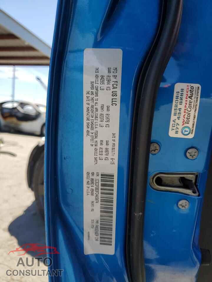 DODGE DART 2015 - 1C3CDFBB3FD403074