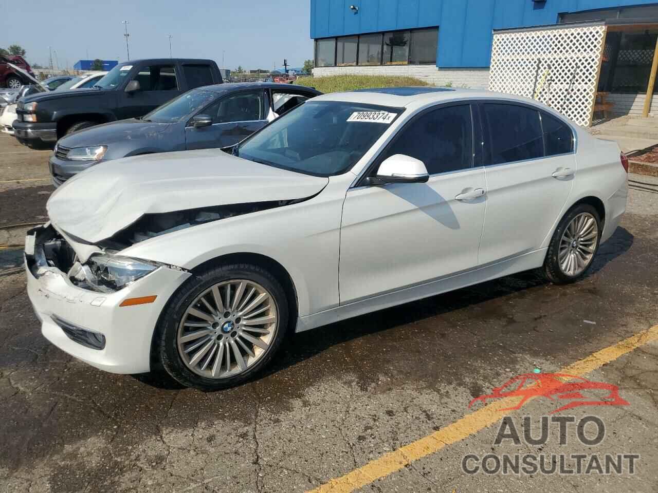 BMW 3 SERIES 2013 - WBA3B3C58DF531480