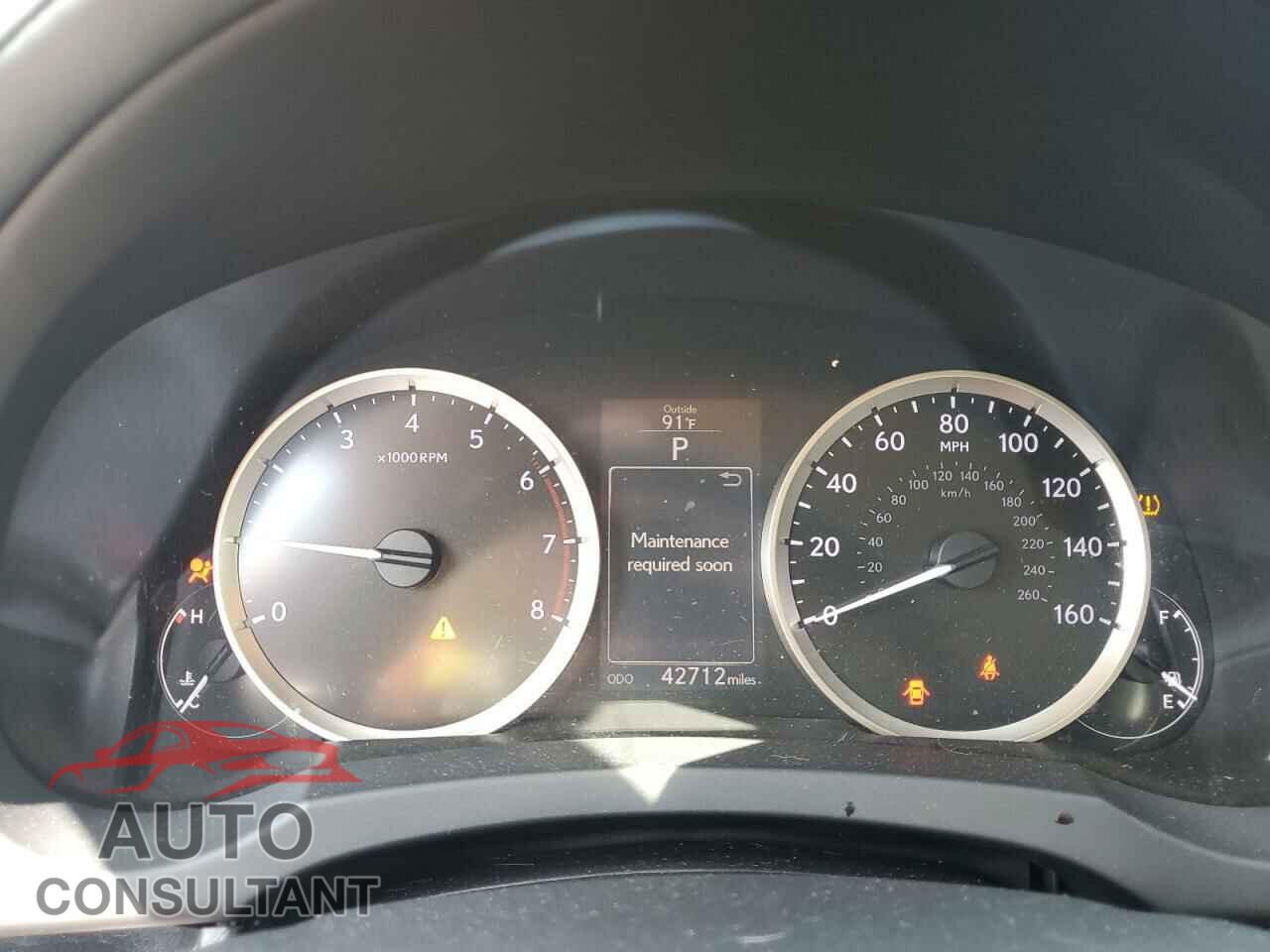 LEXUS IS 2016 - JTHBA1D20G5011809