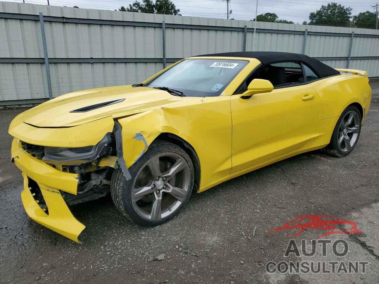 CHEVROLET CAMARO 2017 - 1G1FF3D75H0179061