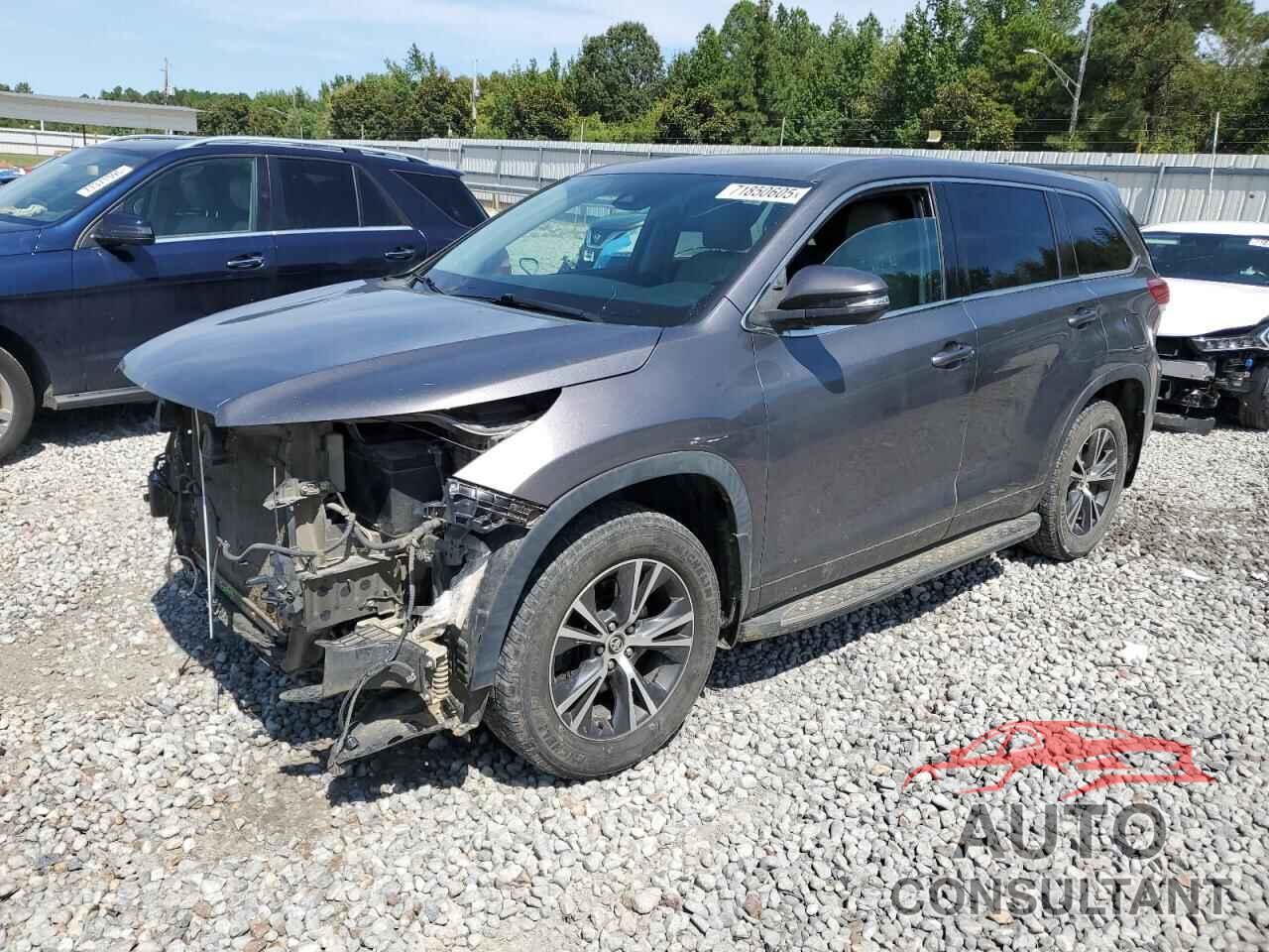 TOYOTA HIGHLANDER 2017 - 5TDZZRFH1HS228225