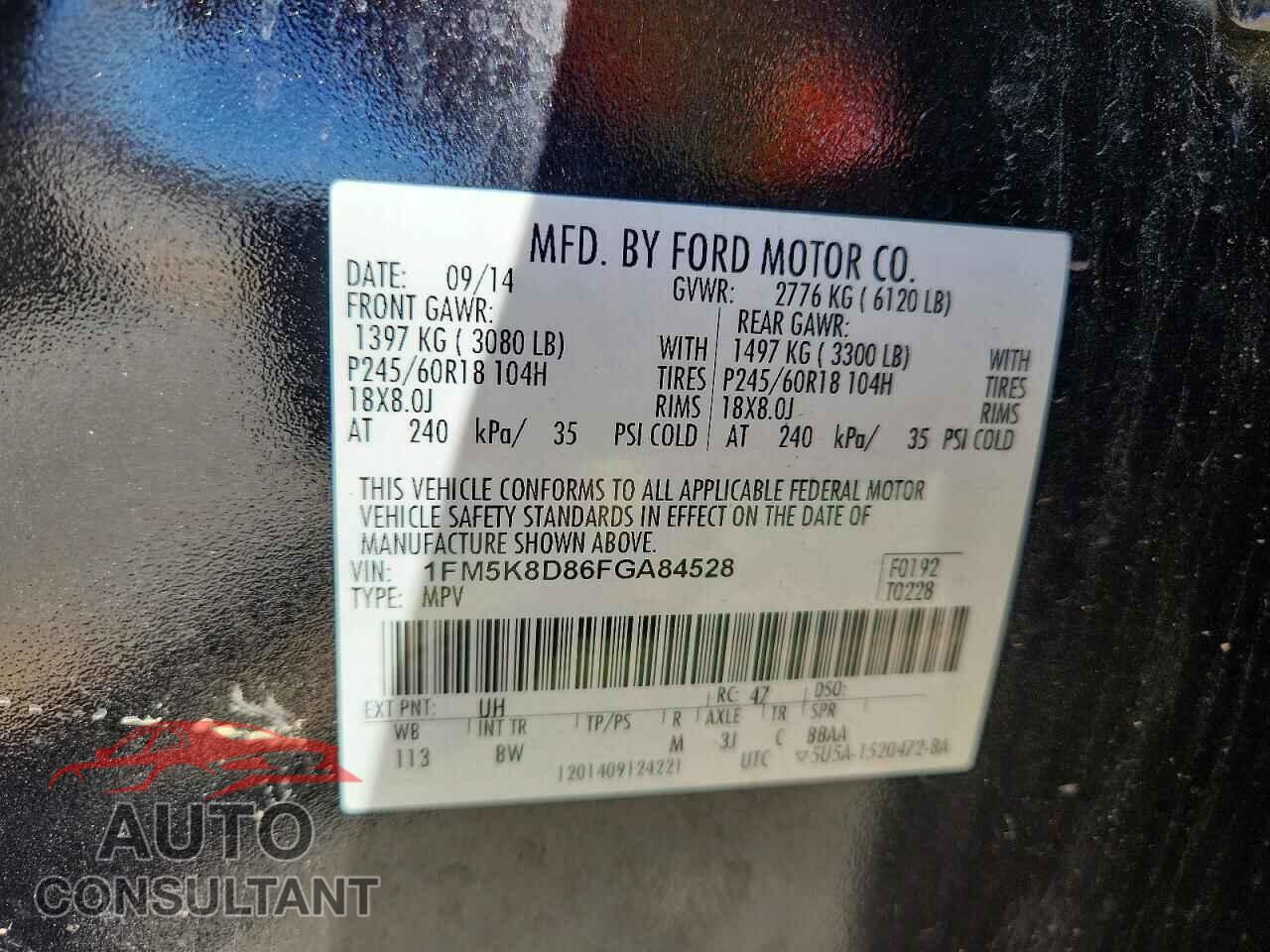 FORD EXPLORER 2015 - 1FM5K8D86FGA84528