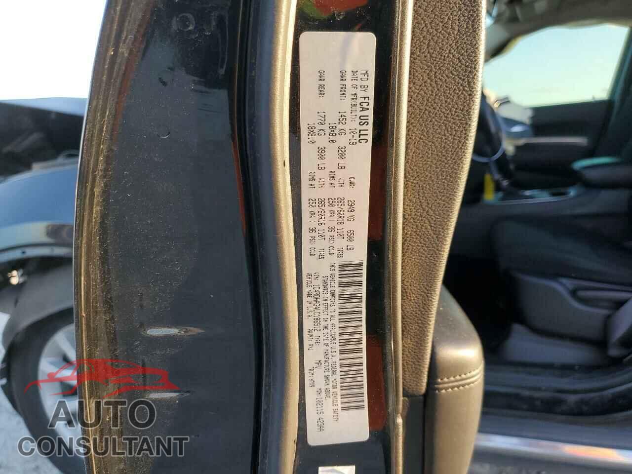 DODGE DURANGO 2020 - 1C4RDHAG4LC186912