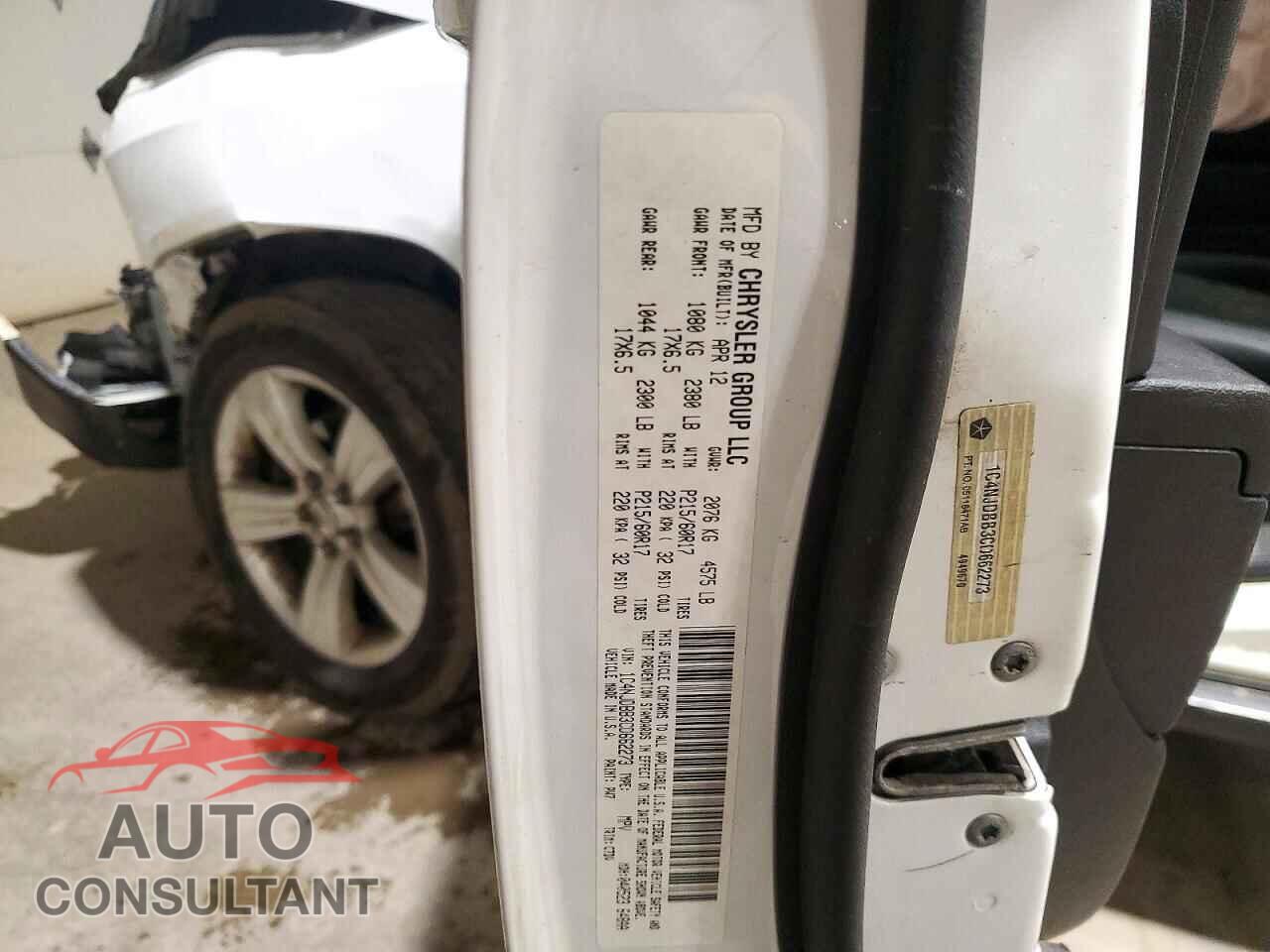 JEEP COMPASS 2012 - 1C4NJDBB3CD662273