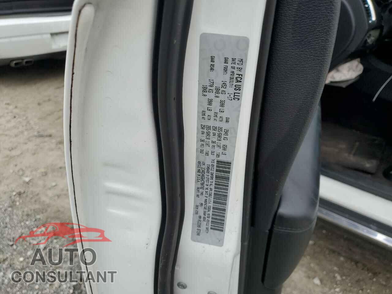 DODGE DURANGO 2017 - 1C4RDHAG6HC780702