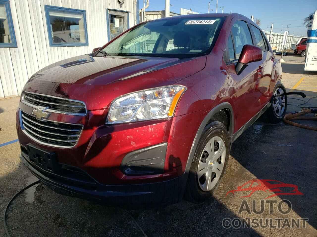 CHEVROLET TRAX 2016 - 3GNCJKSB7GL258220