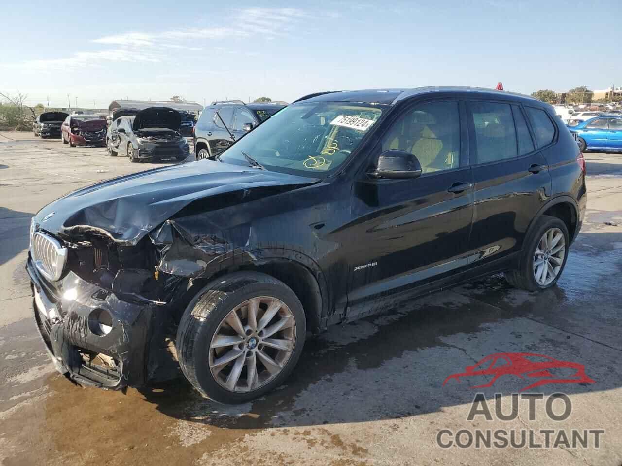 BMW X3 2016 - 5UXWX9C56G0D82953