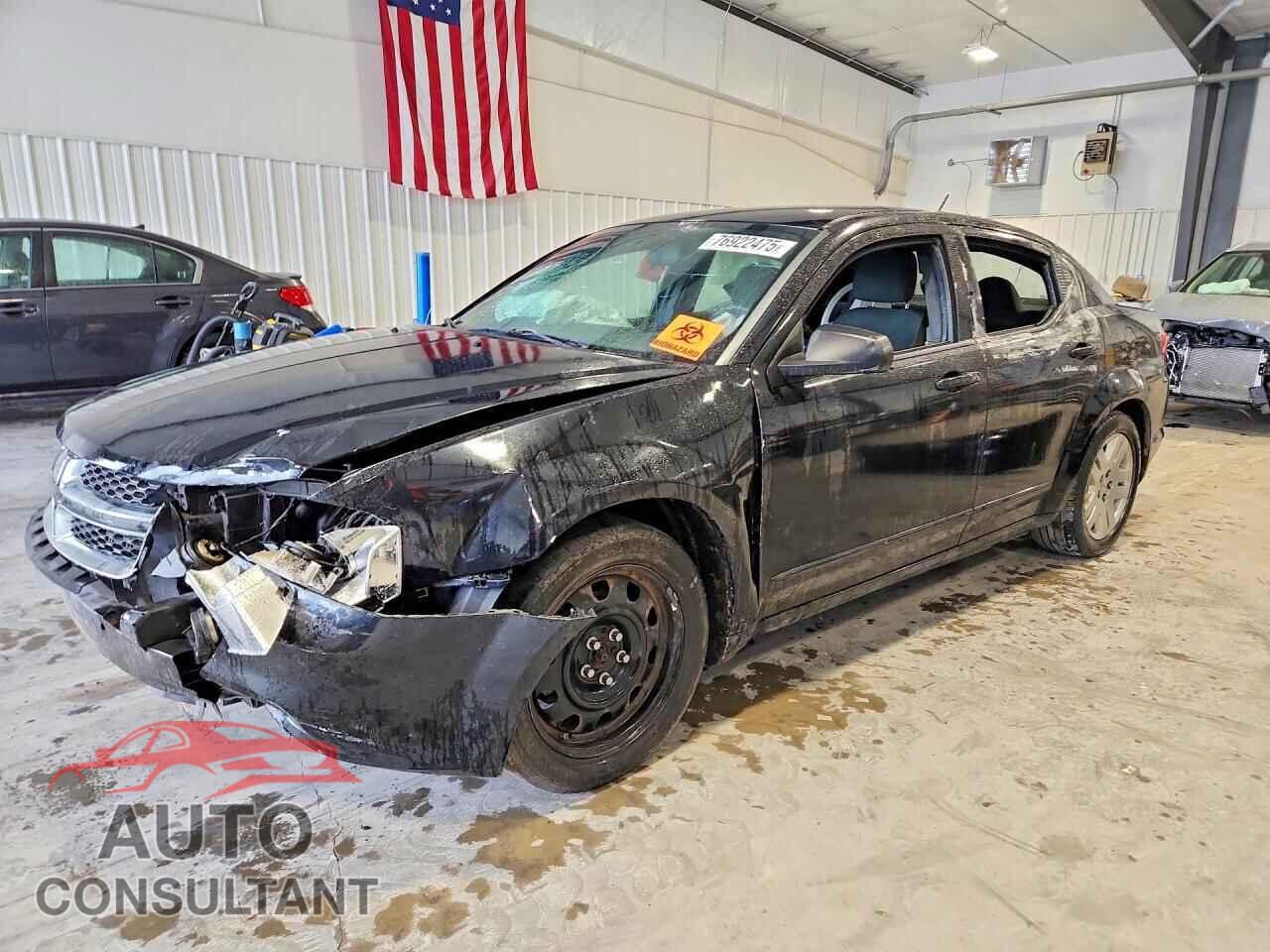 DODGE AVENGER 2012 - 1C3CDZAB1CN167646