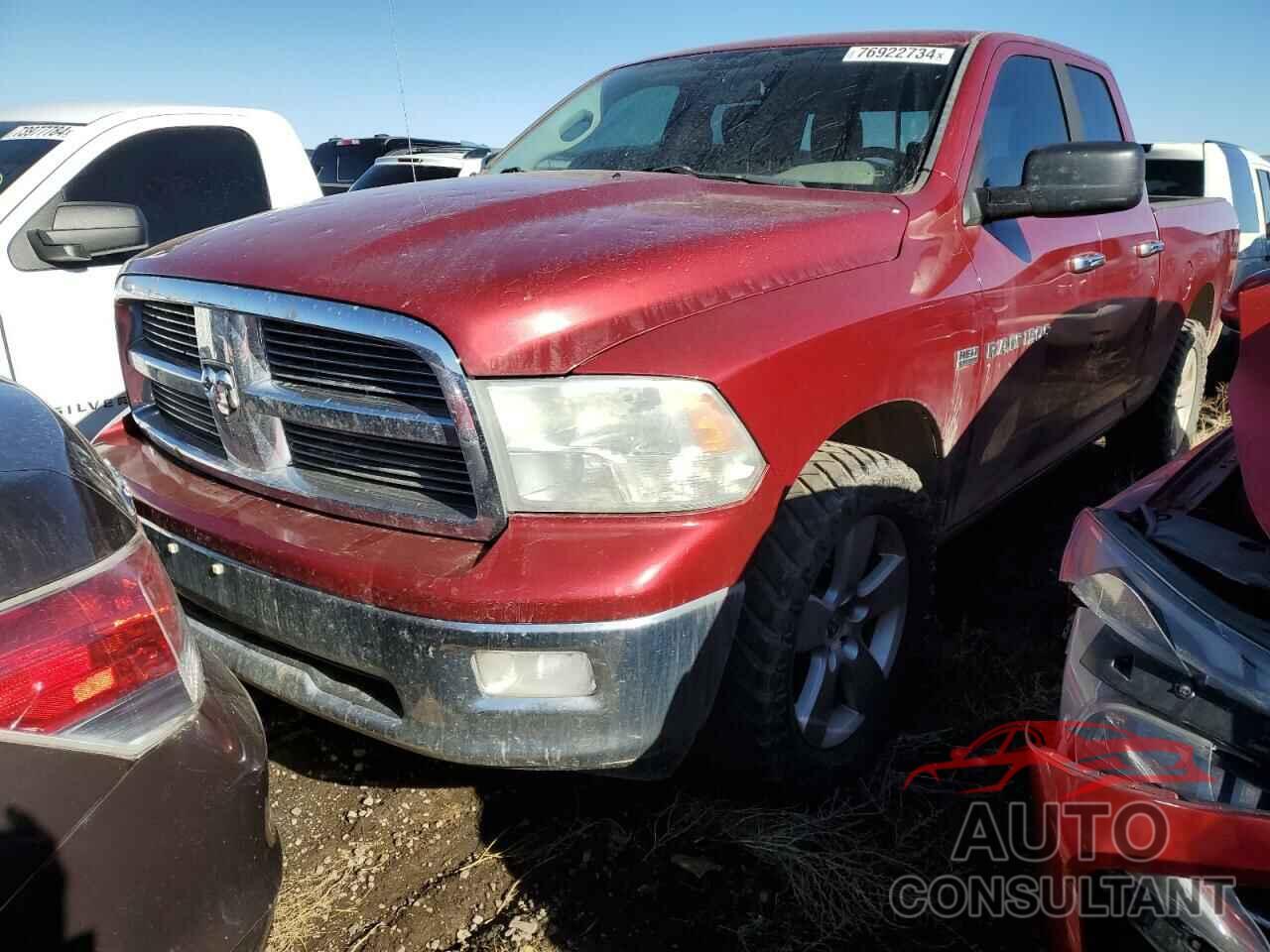 DODGE RAM 1500 2012 - 1C6RD7GT0CS124869