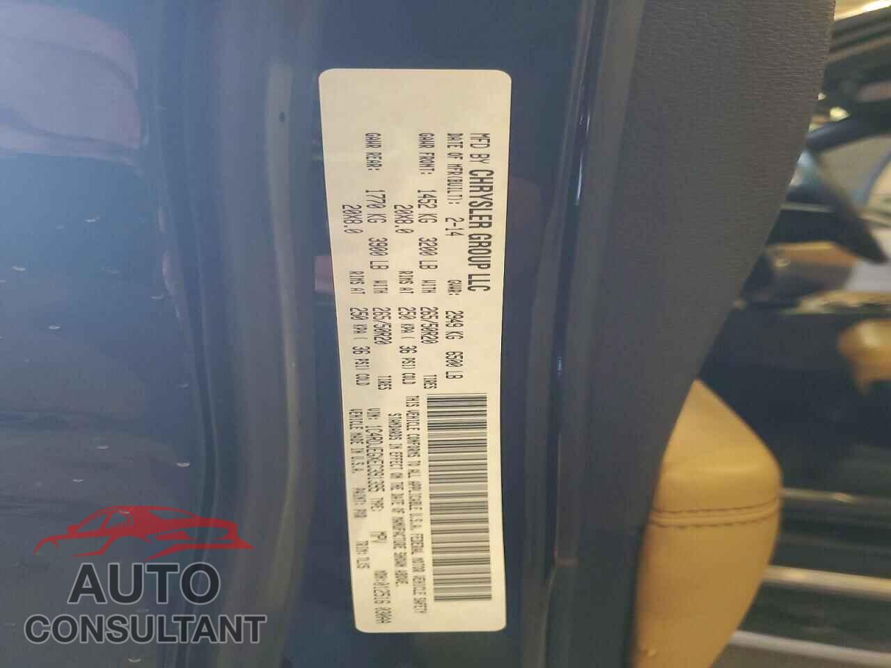 DODGE DURANGO 2014 - 1C4RDJEGXEC391395