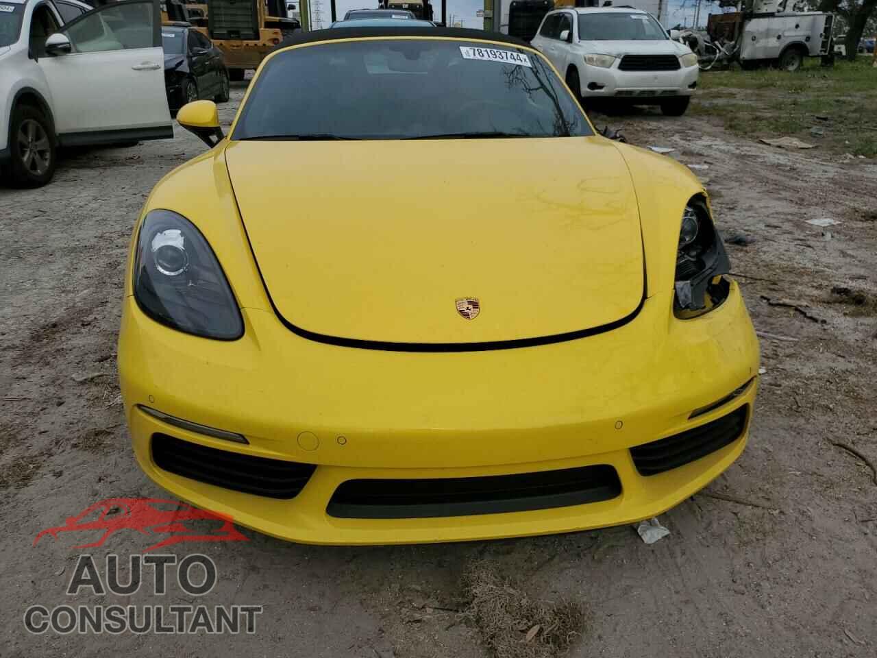 PORSCHE BOXSTER 2018 - WP0CA2A83JS210883