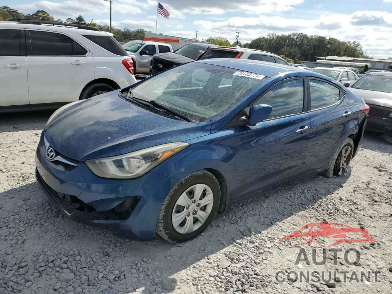 HYUNDAI ELANTRA 2015 - KMHDH4AE6FU378039