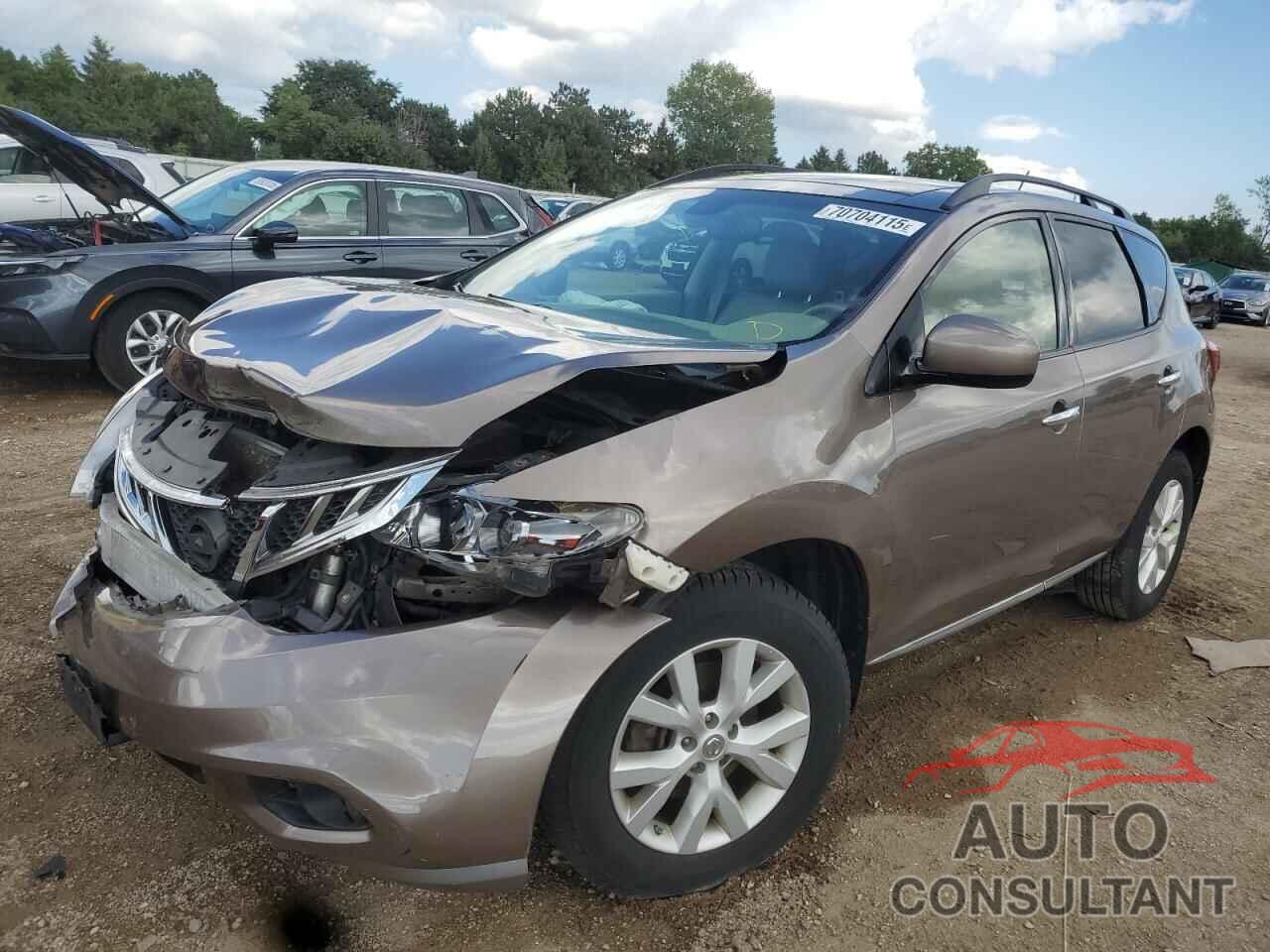 NISSAN MURANO 2012 - JN8AZ1MWXCW234120