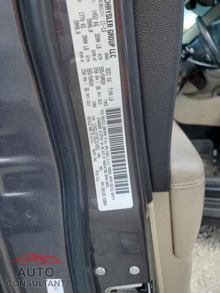 DODGE DURANGO 2014 - 1C4SDJDT3EC314321