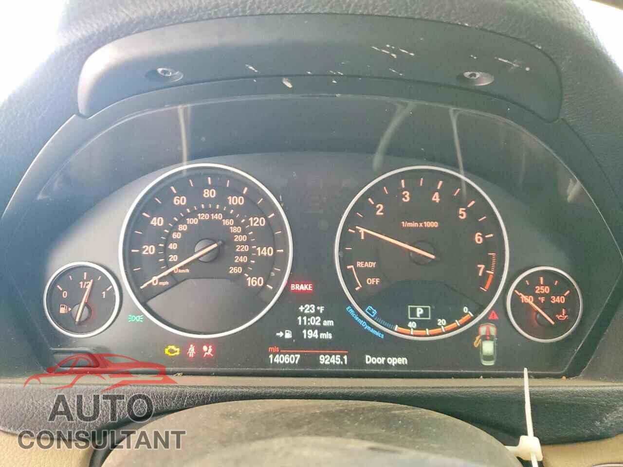 BMW 3 SERIES 2012 - WBA3A9C51CFX59633