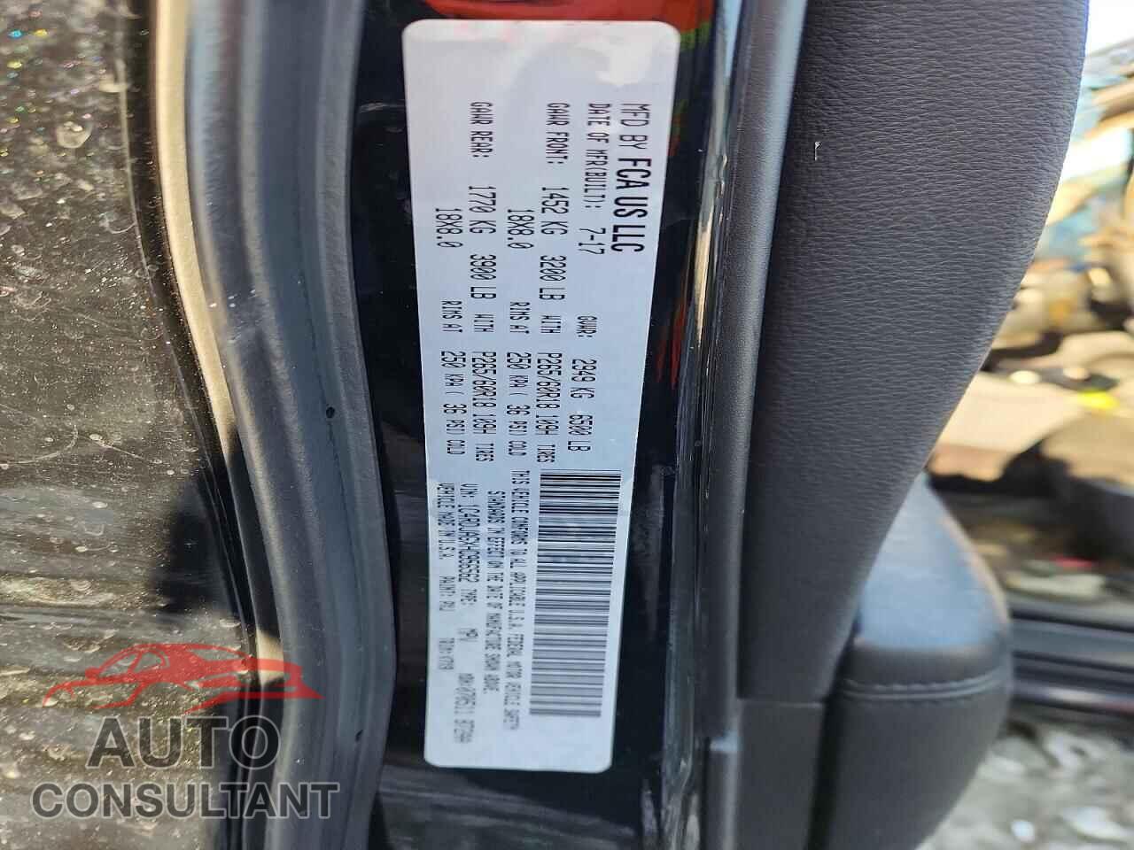 DODGE DURANGO 2017 - 1C4RDJAGXHC956562