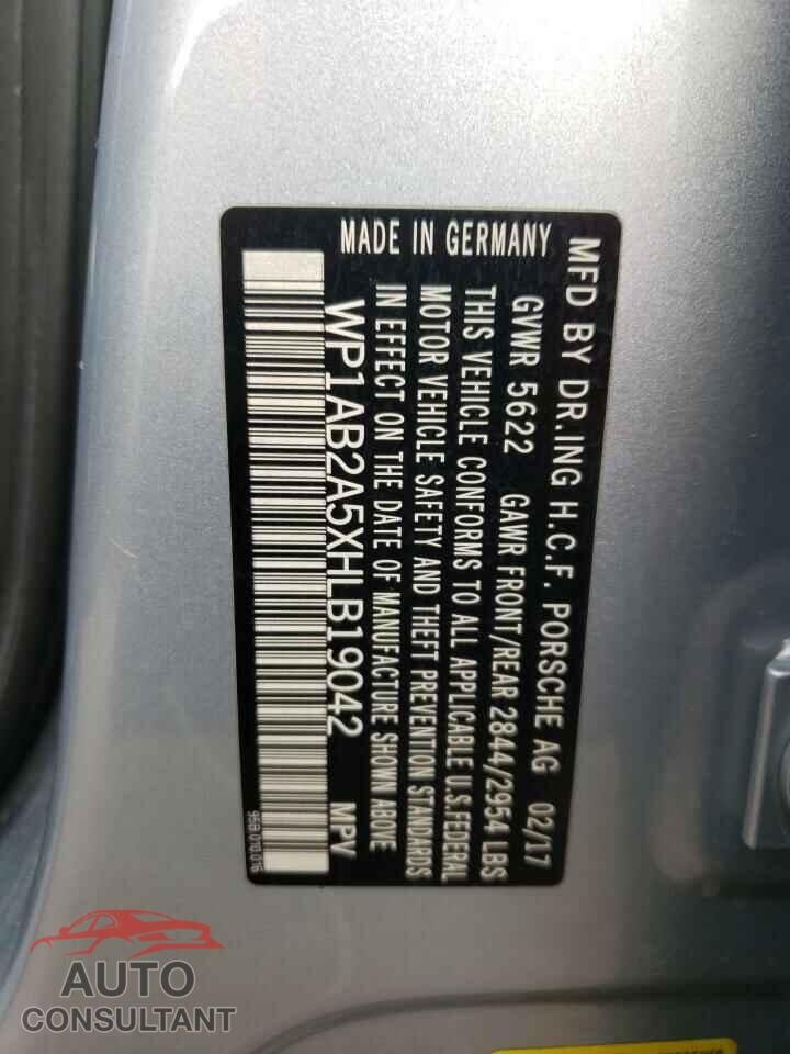 PORSCHE MACAN 2017 - WP1AB2A5XHLB19042