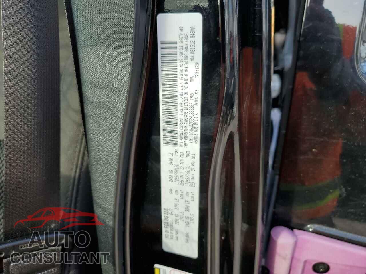 JEEP WRANGLER 2017 - 1C4HJWDG3HL686667