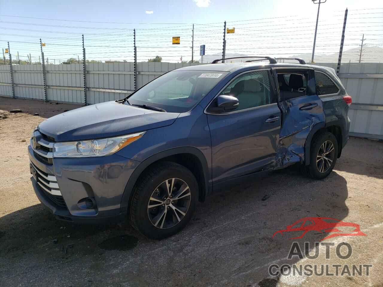 TOYOTA HIGHLANDER 2018 - 5TDBZRFH6JS838712