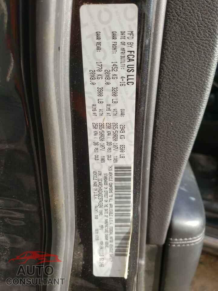 DODGE DURANGO 2016 - 1C4RDHAGXGC374324