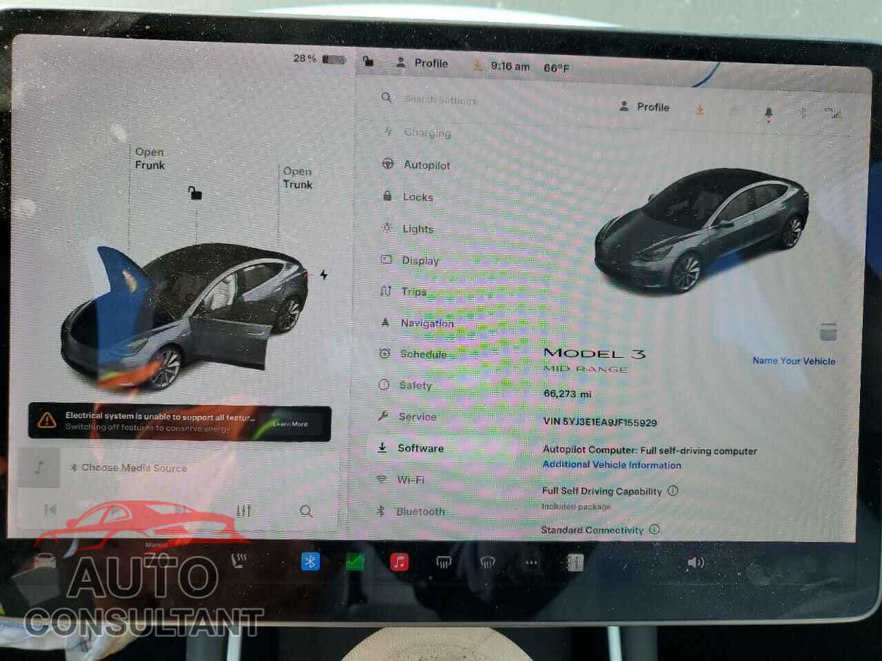 TESLA MODEL 3 2018 - 5YJ3E1EA9JF155929