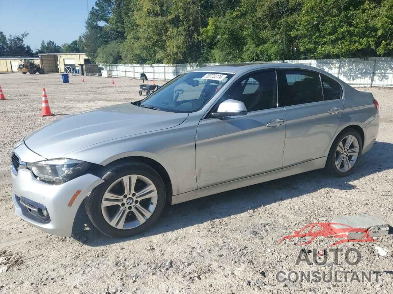 BMW 3 SERIES 2017 - WBA8B9G34HNU54815