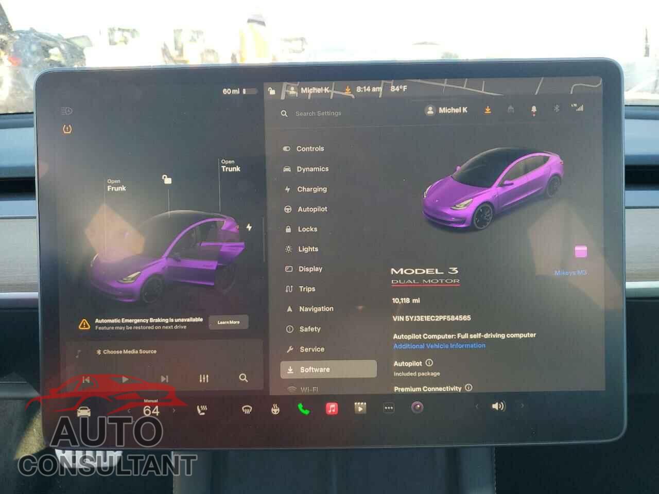 TESLA MODEL 3 2023 - 5YJ3E1EC2PF584565