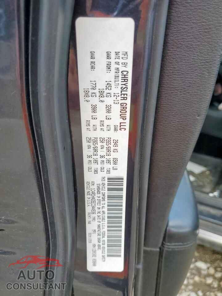 DODGE DURANGO 2014 - 1C4RDHAG5EC344936