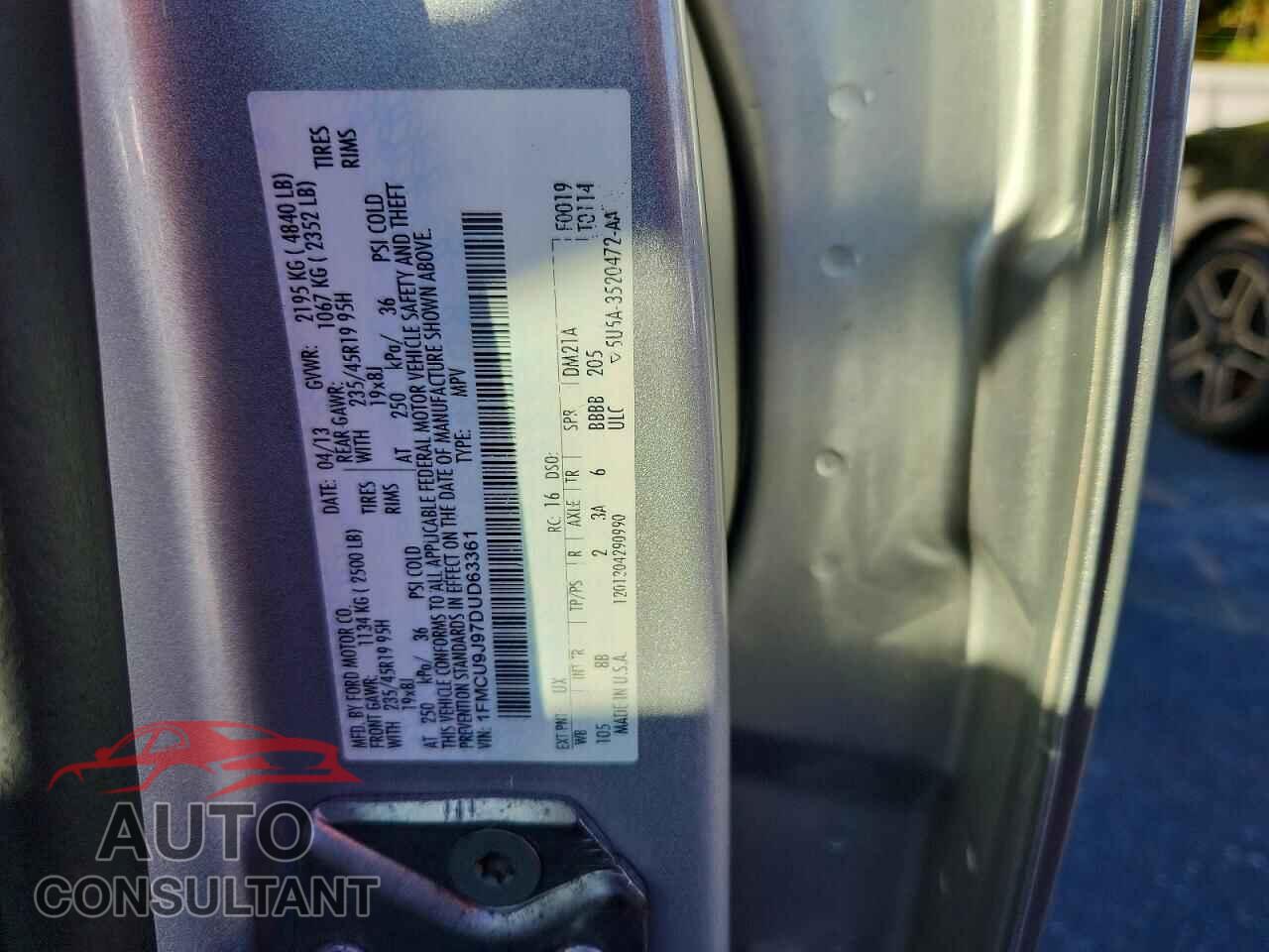 FORD ESCAPE 2013 - 1FMCU9J97DUD63361