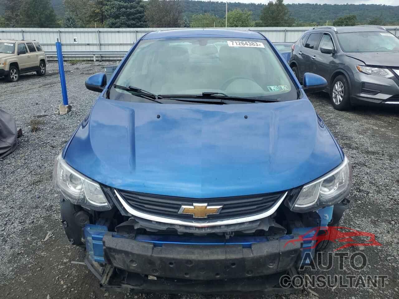 CHEVROLET SONIC 2017 - 1G1JB5SH3H4169036