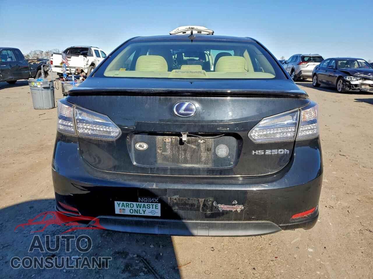 LEXUS HS 2011 - JTHBB1BA3B2044563