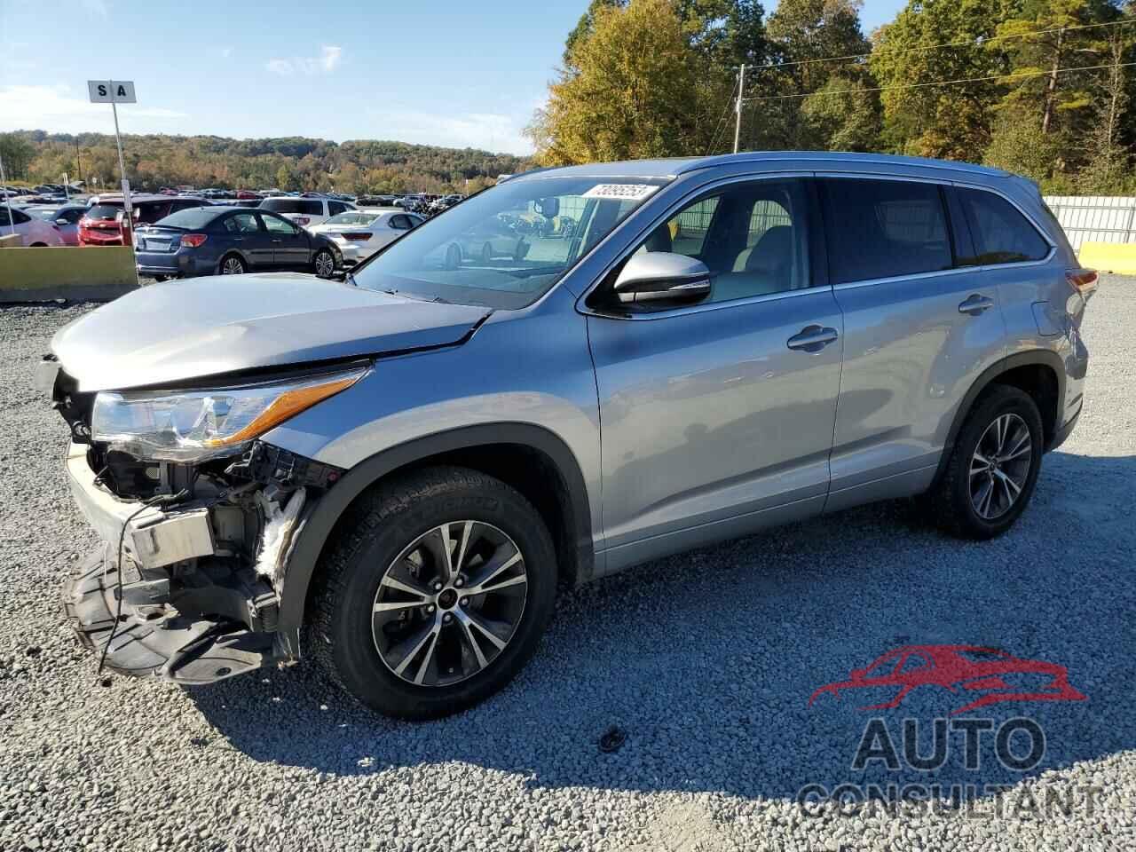 TOYOTA HIGHLANDER 2016 - 5TDKKRFH0GS147611