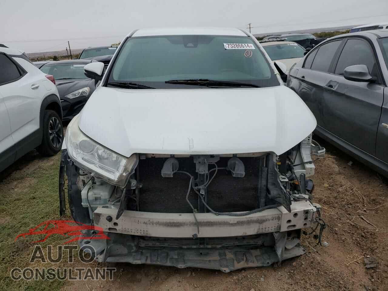 TOYOTA HIGHLANDER 2017 - 5TDZZRFH9HS209681