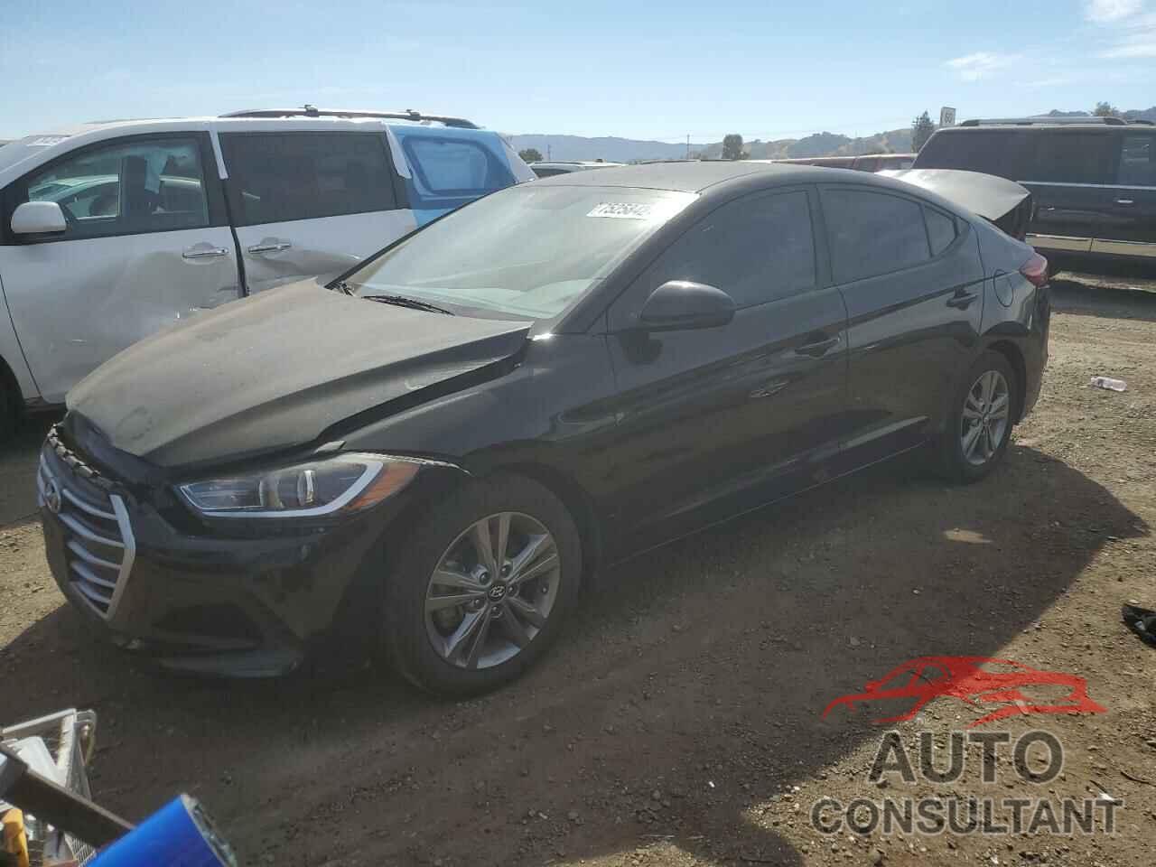 HYUNDAI ELANTRA 2017 - KMHD84LF4HU425903