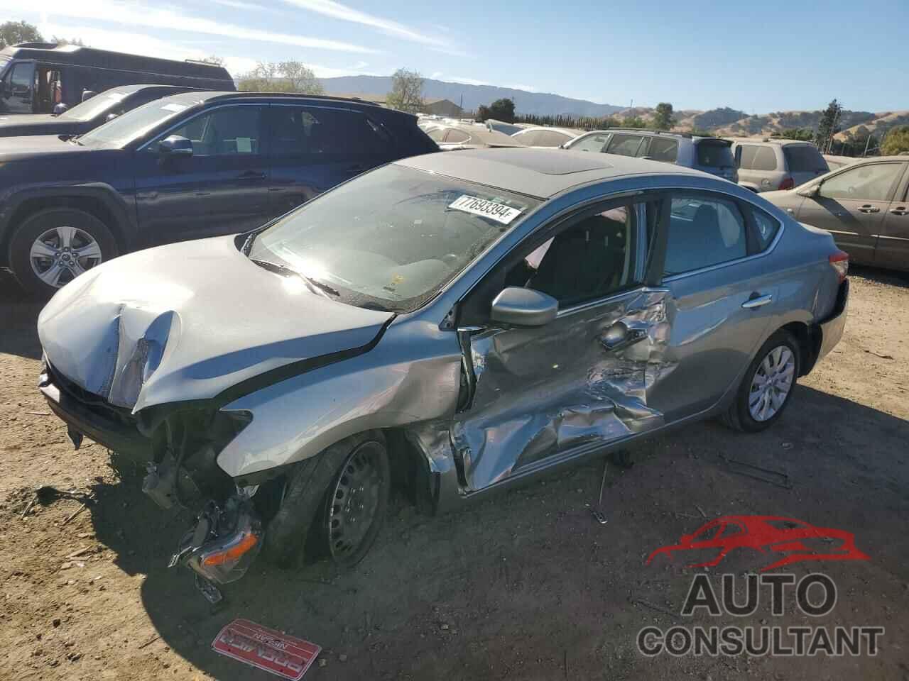 NISSAN SENTRA 2013 - 3N1AB7AP3DL619044