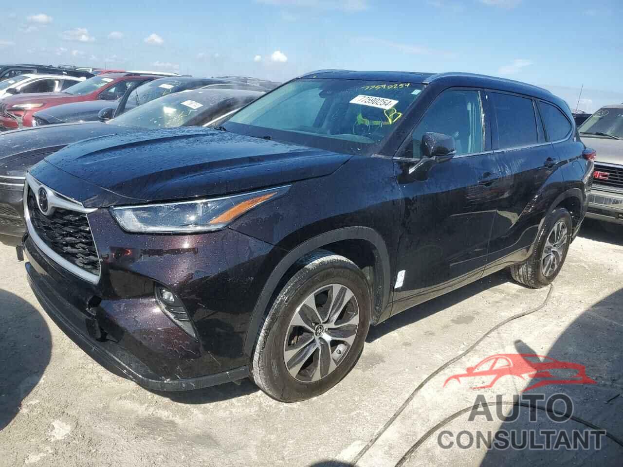 TOYOTA HIGHLANDER 2021 - 5TDGZRAH1MS060823