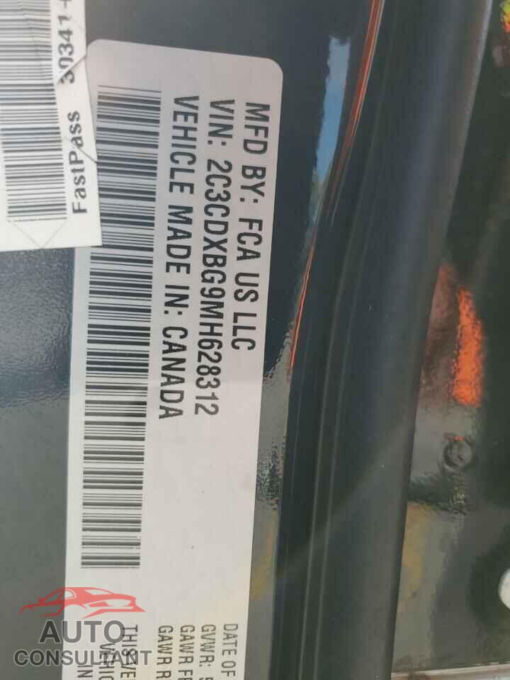 DODGE CHARGER 2021 - 2C3CDXBG9MH628312