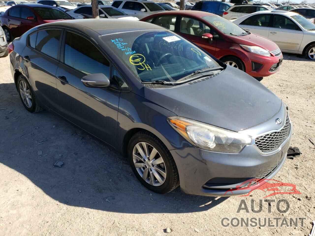KIA FORTE 2016 - KNAFX4A64G5574014