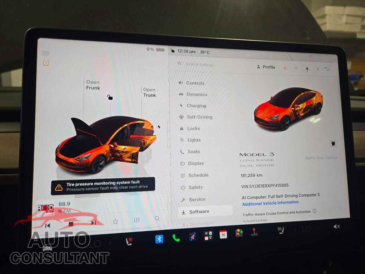 TESLA MODEL 3 2023 - 5YJ3E1EBXPF415885