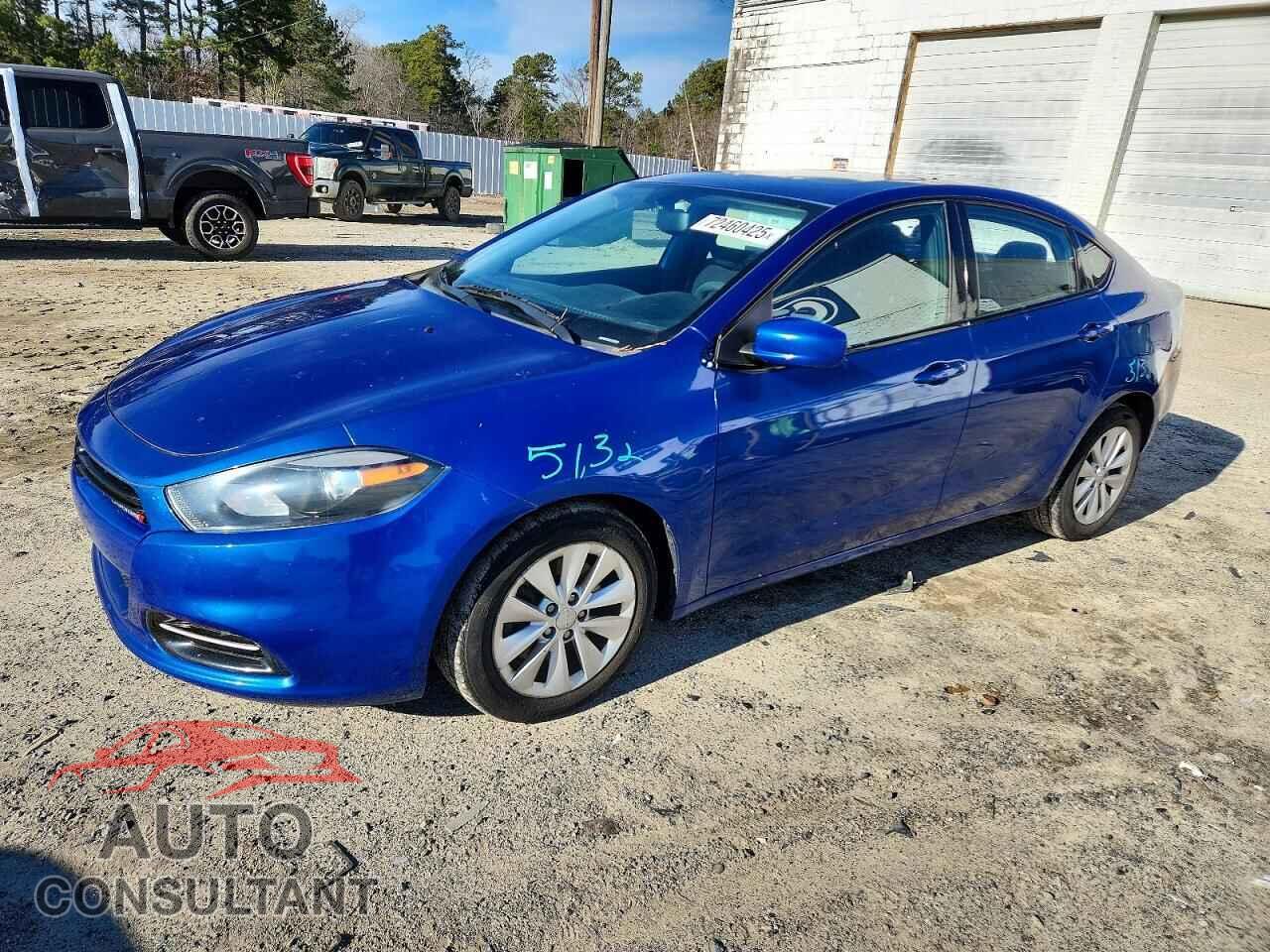 DODGE DART 2014 - 1C3CDFBB4ED719422