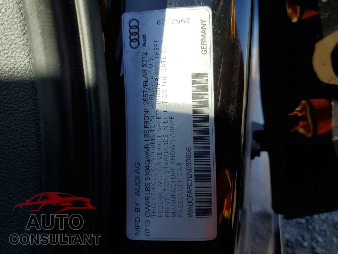 AUDI A6 2014 - WAUGFAFC7EN030656