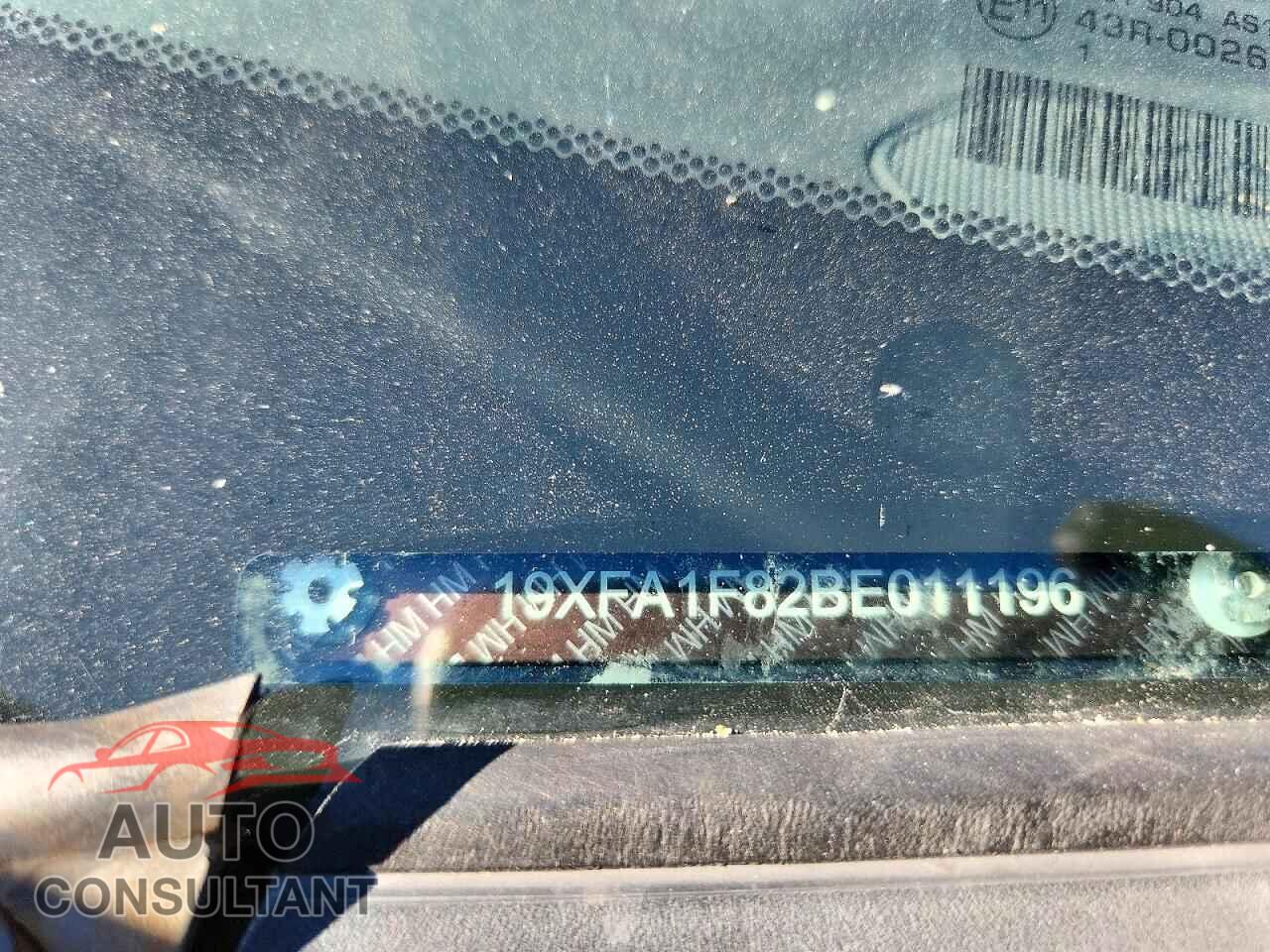 HONDA CIVIC 2011 - 19XFA1F82BE011196