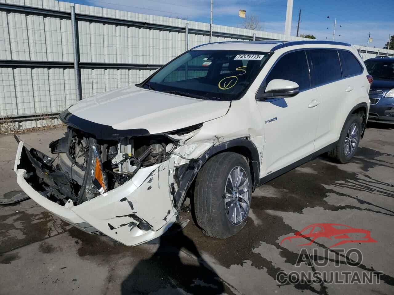 TOYOTA HIGHLANDER 2019 - 5TDJGRFH6KS054341