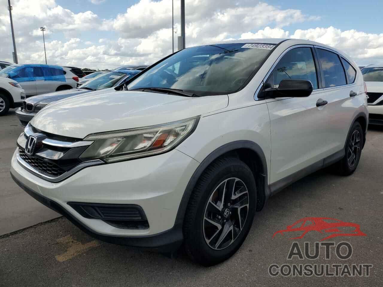 HONDA CRV 2016 - 5J6RM3H40GL031577