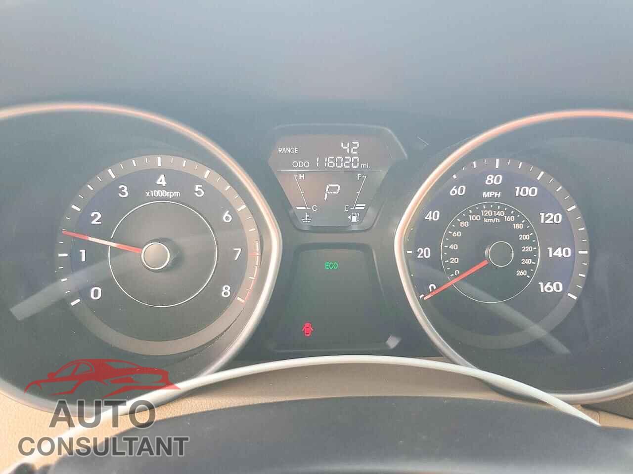 HYUNDAI ELANTRA 2013 - 5NPDH4AE4DH249583